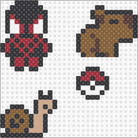 Miles Morales + Snails + Capybara + Pokemon Ball - 