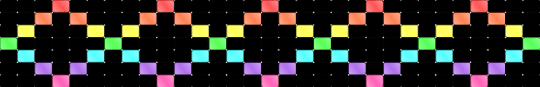 Rainbow diamond pattern - black,purple,red,colorful