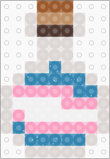 transgender minecraft potion - beige,light blue,pink,pride,minecraft,games