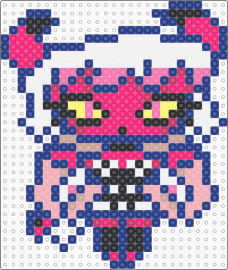 Tamagotchi inspired/chibi Verosika - blue,pink,verosika,tamagotchi,chibi,helluva boss,hazbin hotel,demon