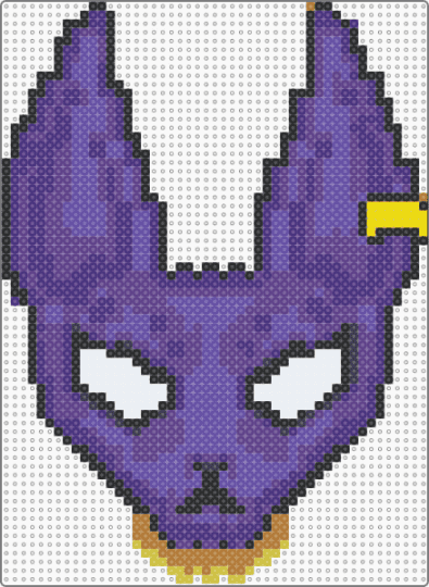 beerus dbz - purple
