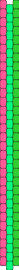 Watermelon Strap - green,teal,pink,pony,bead,watermelon,halter,strap,kandi,garter