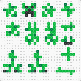 Minecraft creeper 3D - green