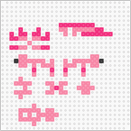 Minecraft axolotl 3D - pink