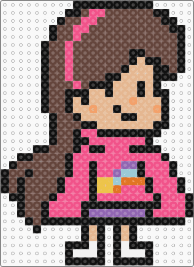 Mabel - pink,beige,brown