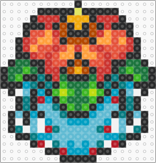 Florizarre - light blue,red,green