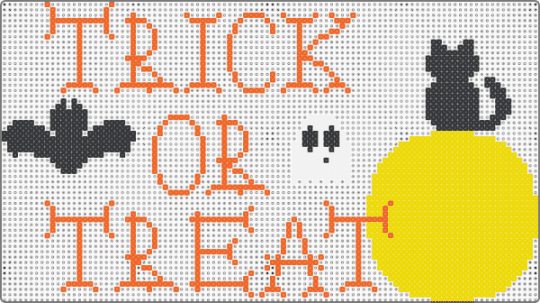 trick or treat!! - orange,yellow,cotdhalloween2025,black,white,spooky,halloween