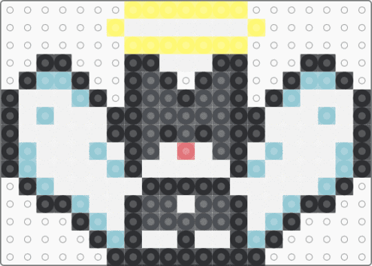 mittens!! - white,gray,light blue,yellow,cotdpets