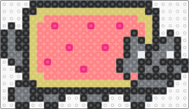 Nyan cat fuse - nyan cat,meme,poptart,character,charm,pink,gray