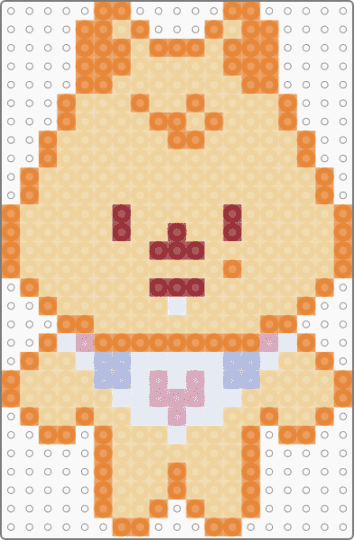mini han quokka - orange,beige,cotdquokkas