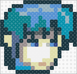 Melee marth - light blue,teal,yellow