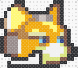 Melee fox - tan,yellow,orange