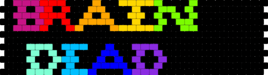rainbow braindead - black,red,green,purple,colorful
