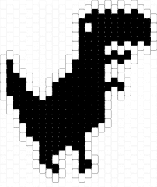 OFFLINE DINO RUNNER! - black,white,dino,offline,cute,computer