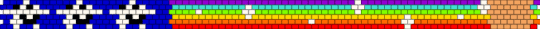 nyan cat belt - purple,orange