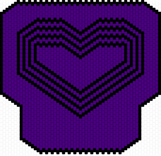Back plate-mando armor - black,purple