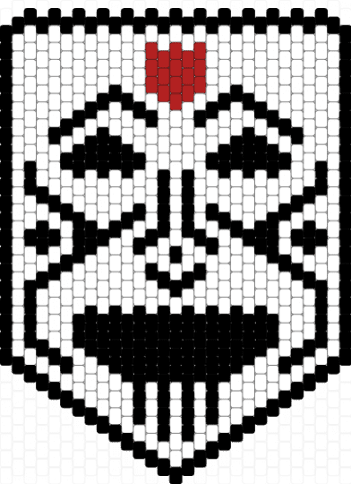 OG Honey D mask - white