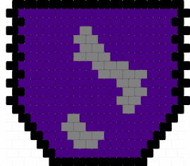 Mando armor (L shoulder) - purple