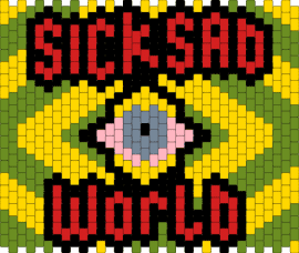 Sick Sad World - yellow,green,red,daria,mtv