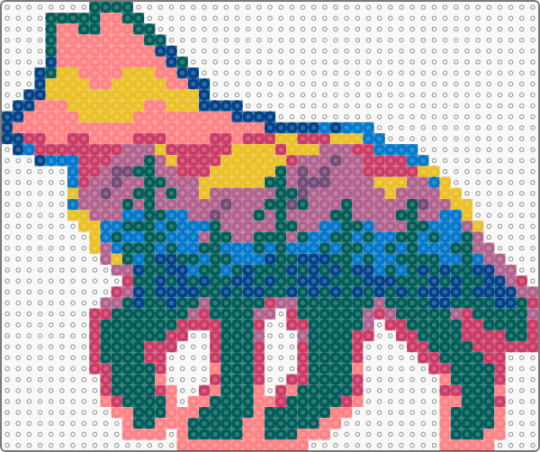 Nature Wolf - gray, pink