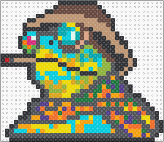 Level 9 Psyde Quest Card - beige, colorful, gray, level 9, orange, psyde quest, psydequest, turtle, yellow