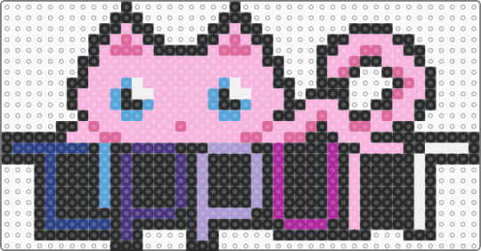 Tipper Kitty - tipper,tippurr,cat,dj,music,edm,text,kitty,animal,cartoon,black,pink