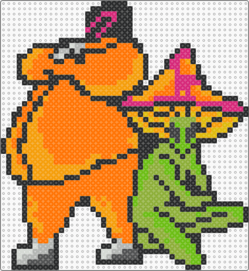 Mr wobble and lsdream mushie man - alien, ganja, ganja white night, green, gwn, lsdream, mr wobble, mushie, orange, wobble