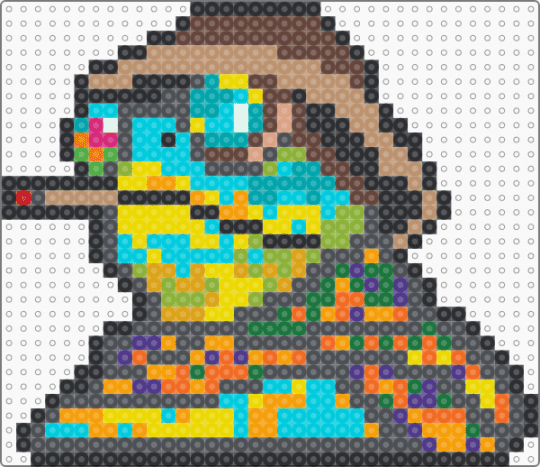 Level 9 Psyde Quest Card - beige, colorful, gray, level 9, orange, psyde quest, psydequest, turtle, yellow