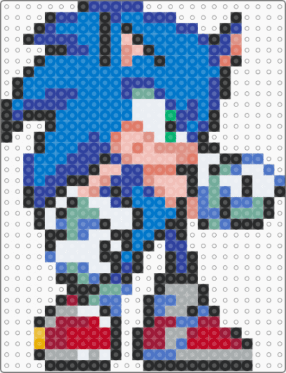 Sonic (2) - beige,purple,blue