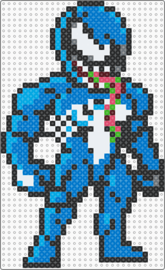 Venom - black,light blue,blue