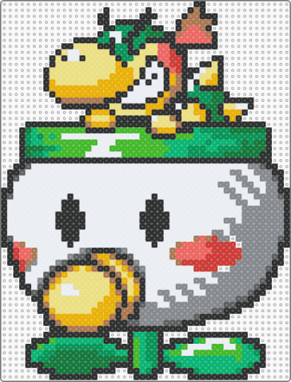 Bowser JR. 2 - green,gray