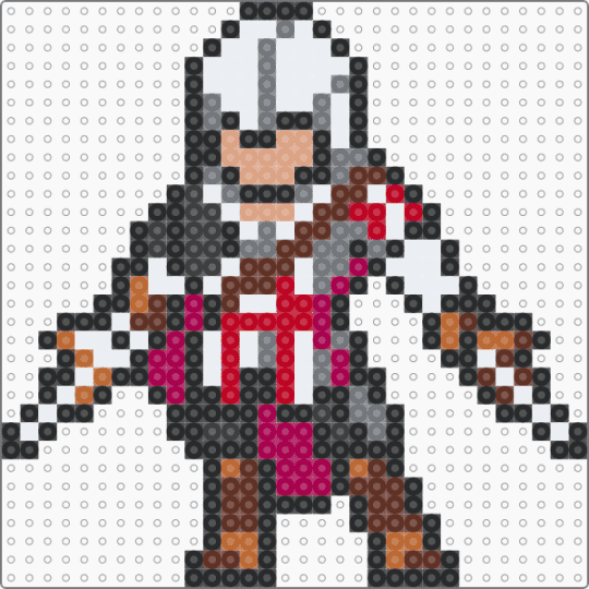 Ezio Auditore - black,pink,brown,gray