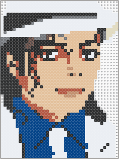 Michael Jackson (Smooth Criminal) - white,beige,blue