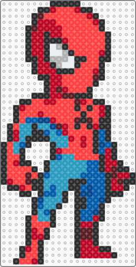 Defined Spiderman - red