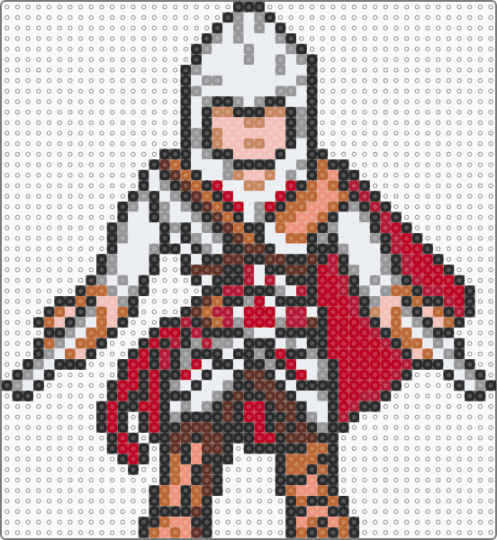 Ezio Auditore 2 - tan,gray,red