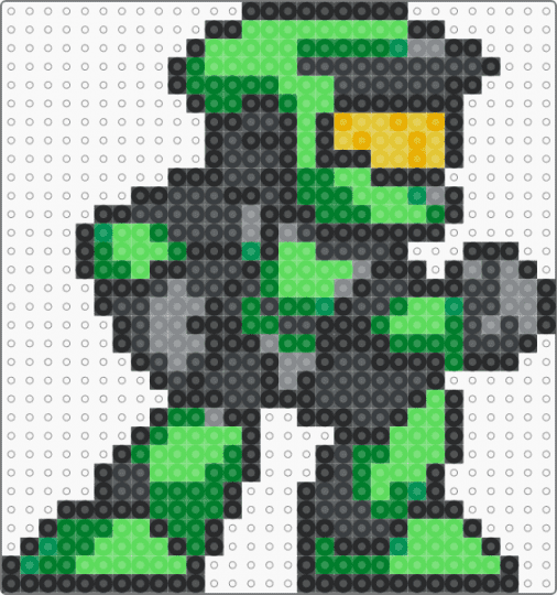 Master Chief 4 - black,teal,green