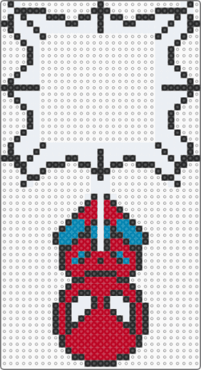Spiderman Hanger - white,red