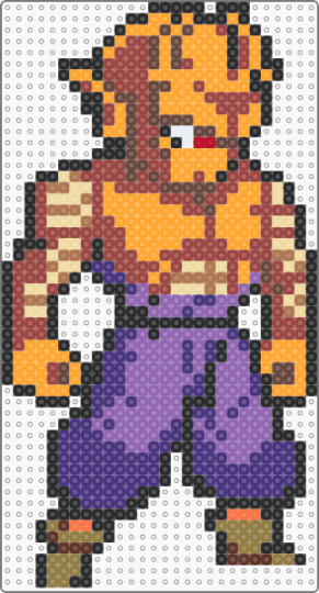 Orange Piccolo - purple,red,orange,pink