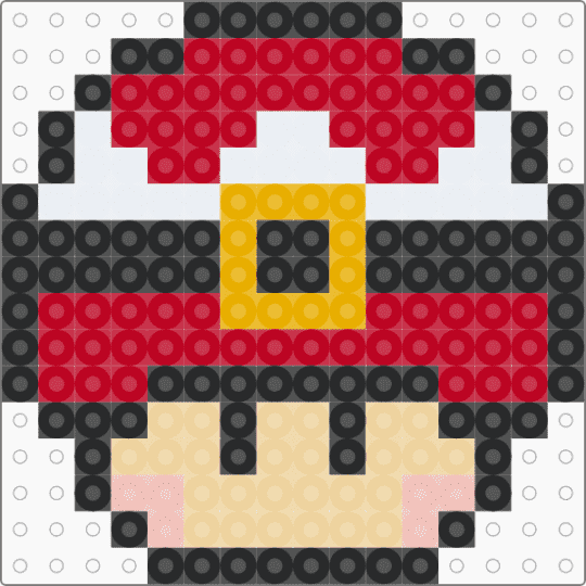Santa Claus Mushroom - red