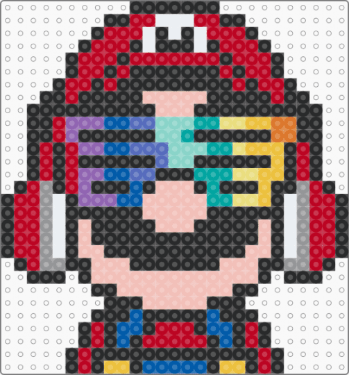DJ Mario - mario,dj,headphones,music,nintendo,sunglasses,character,video game,gaming,black,red,beige,blue