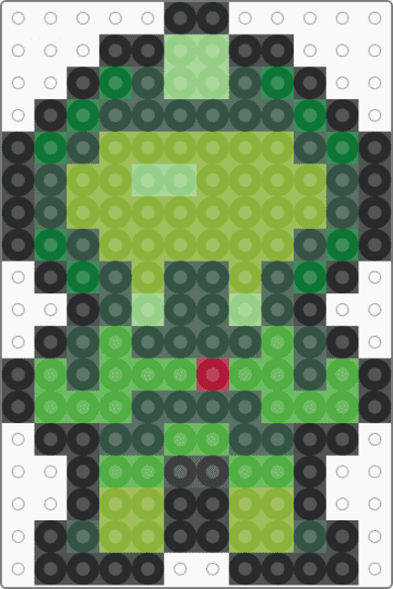 Chibi Doomguy - gray,green