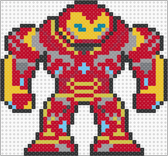Hulkbuster - red,yellow
