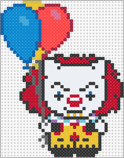 Pennywise Hello Kitty (1990) - red,blue,yellow