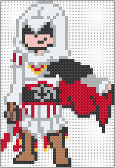 Ezio Auditore 3 - assassins creed,video game,character,gaming,red,gray