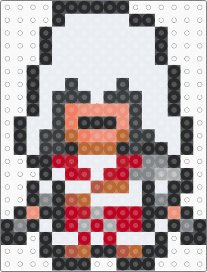 Chibi Ezio Auditore 2 - white,red