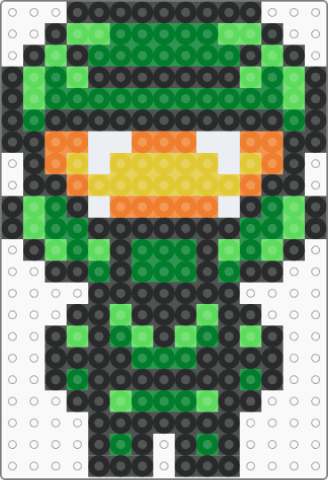 Chibi Master Chief - black,teal,green