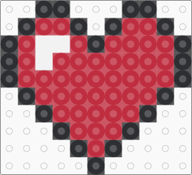 Minecraft Heart - red