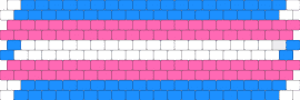 trans flag cuff!! - pink,light blue