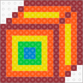 rainbow cube?? - red,orange