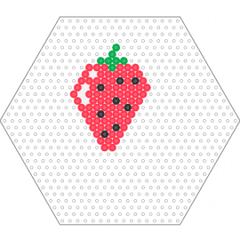 strawberry - strawberry,fruit,food,hexagon